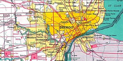 Mappa Di Detroit